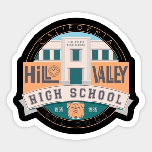 Hill Valley High Sticker